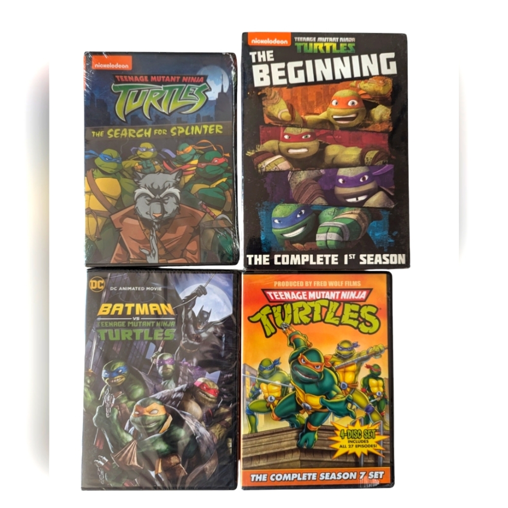 NEW Lot of Teenage Mutant Turtles DVD's TMNT